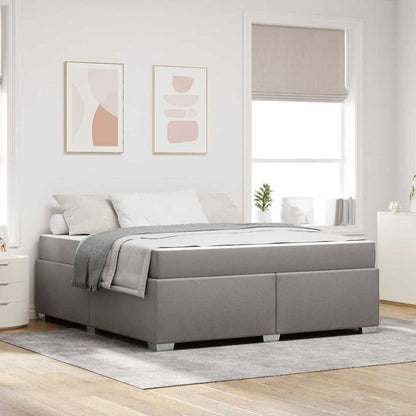 Bettrahmen Taupe 180 x 200 cm Stoff