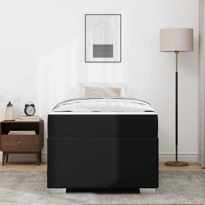 Bettrahmen Schwarz 90 x 200 cm PVC