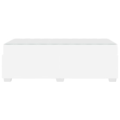 Bettrahmen Weiß 90 x 200 cm PVC