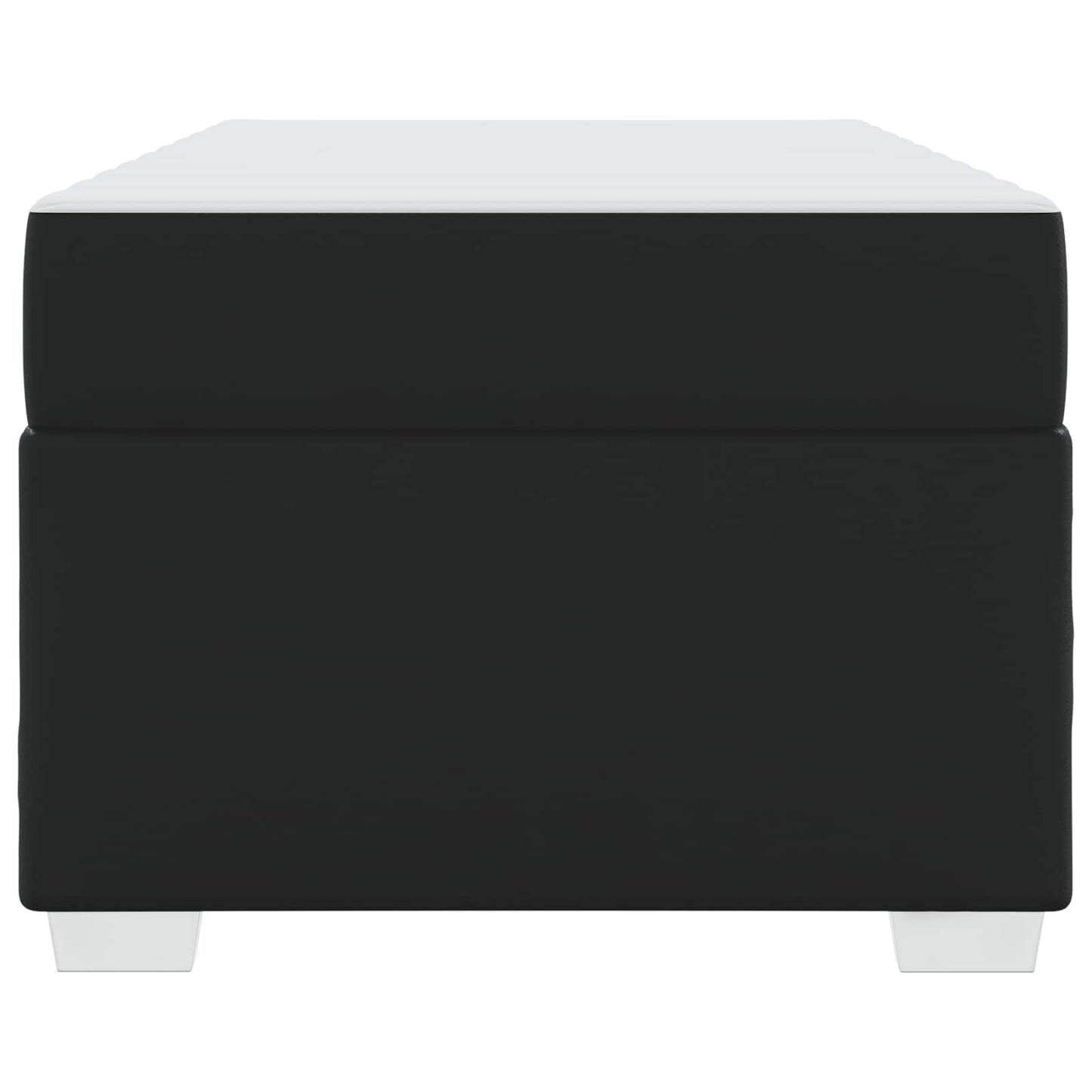 Bettrahmen Schwarz 100 x 200 cm PVC