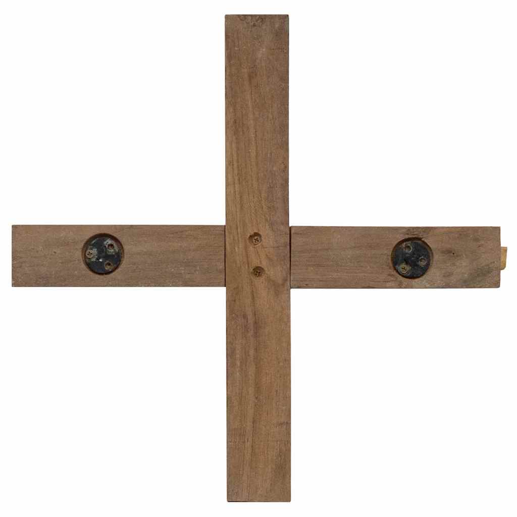 Weihnachtsbaum Braun 90 cm Massivholz Teak