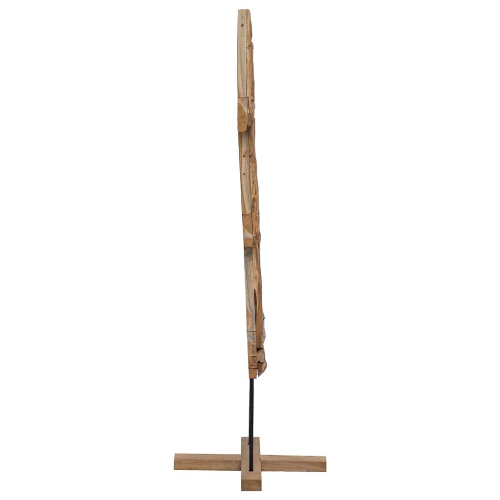 Weihnachtsbaum Braun 90 cm Massivholz Teak
