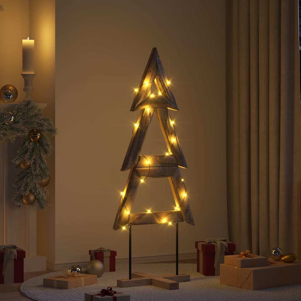 Weihnachtsbaum Braun 149,5 cm Massivholz Teak