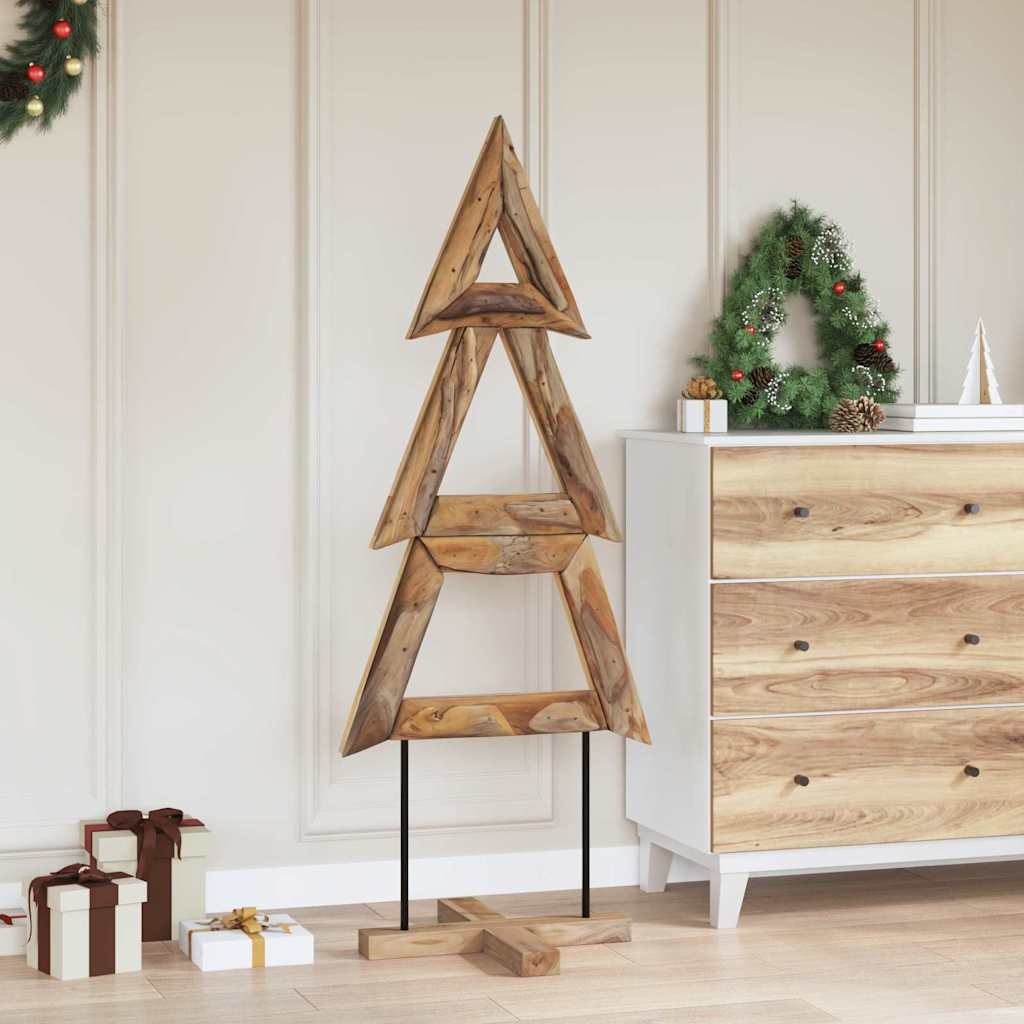 Weihnachtsbaum Braun 149,5 cm Massivholz Teak