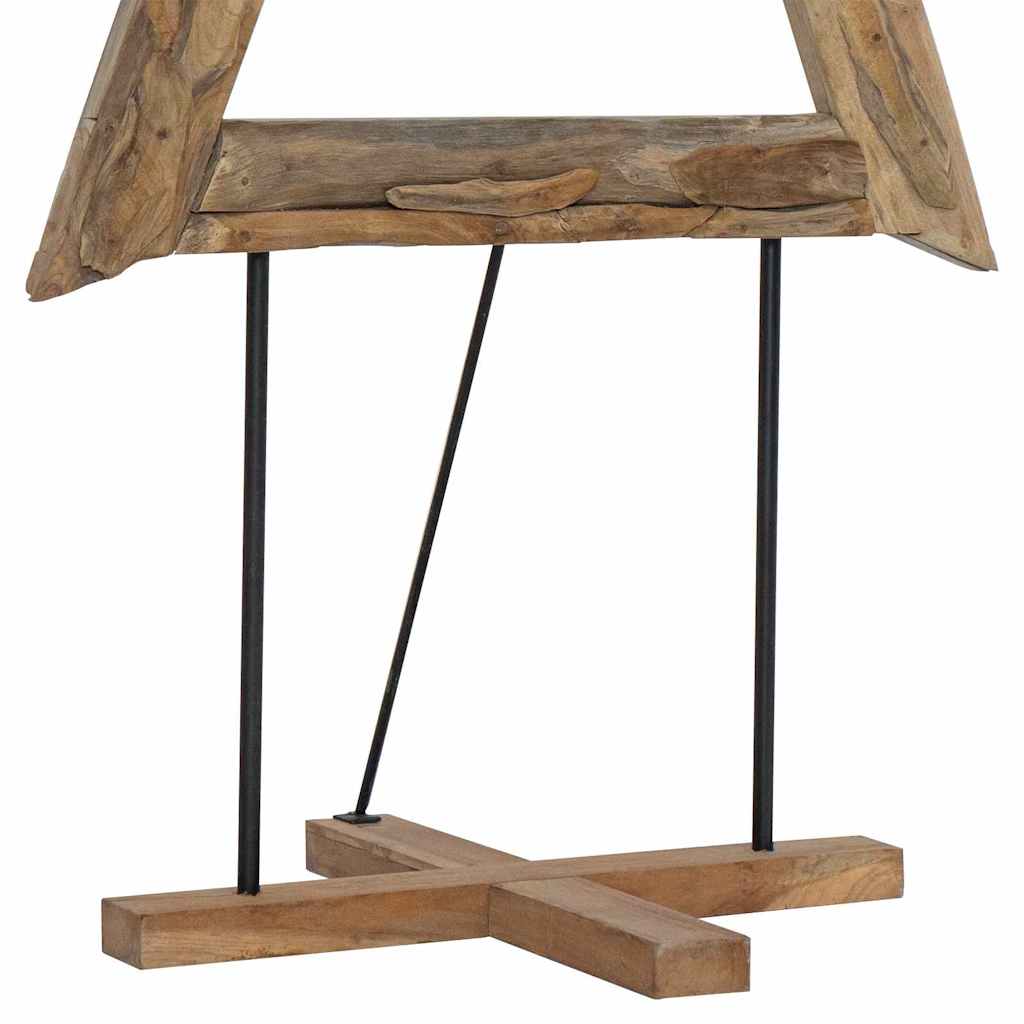 Weihnachtsbaum Braun 181 cm Massivholz Teak