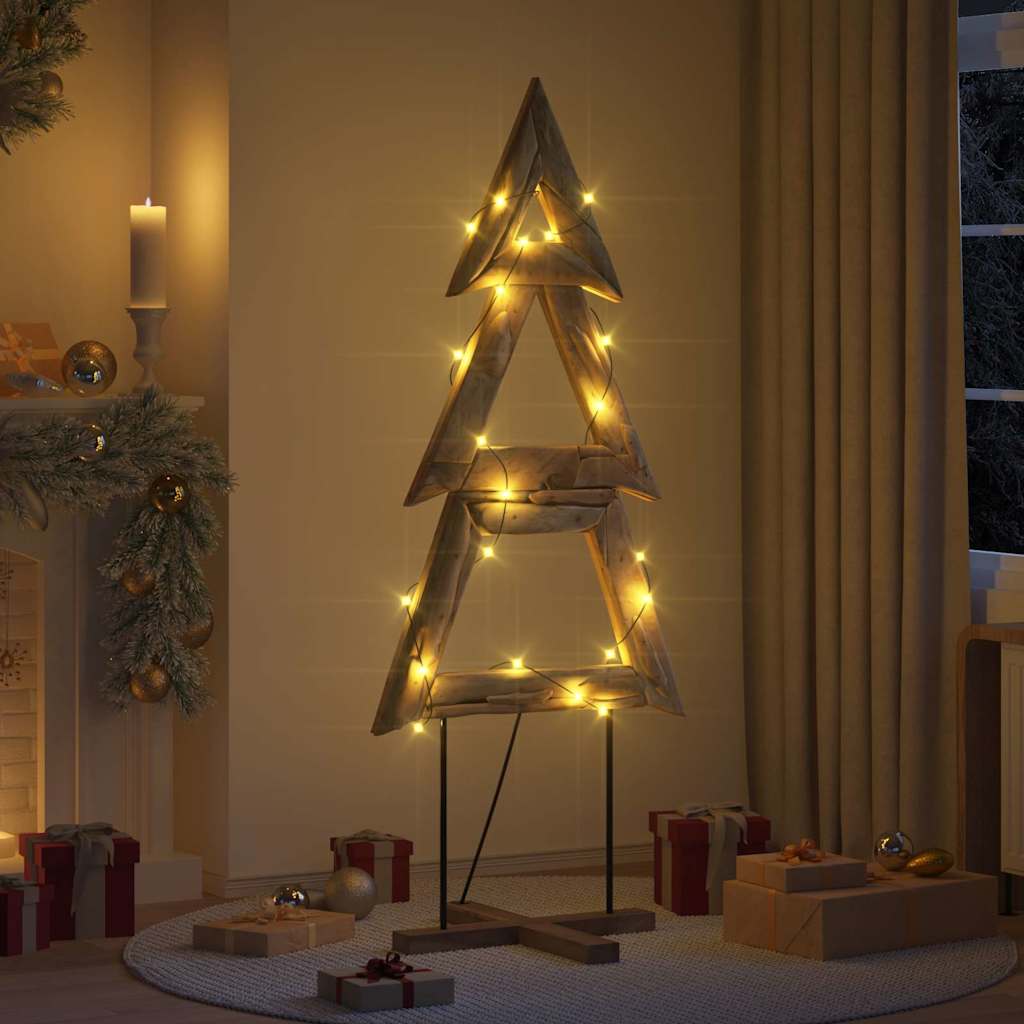 Weihnachtsbaum Braun 181 cm Massivholz Teak