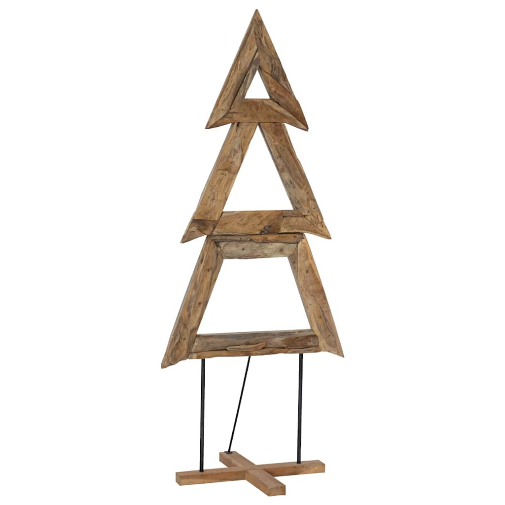 Weihnachtsbaum Braun 181 cm Massivholz Teak