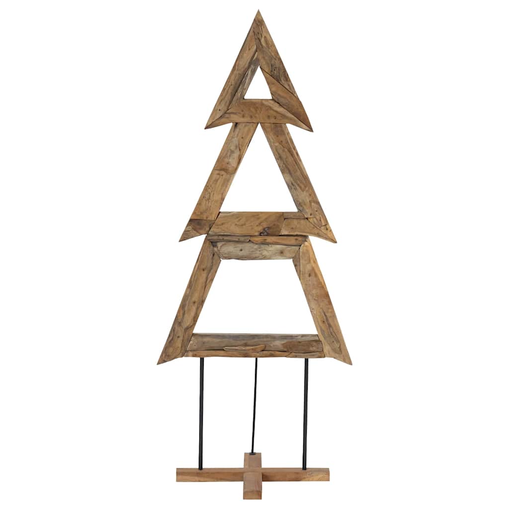 Weihnachtsbaum Braun 181 cm Massivholz Teak
