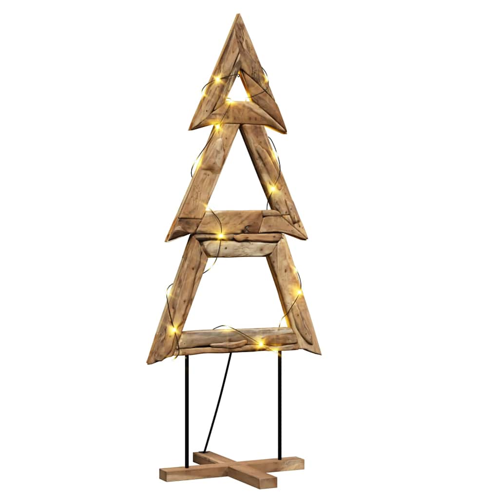 Weihnachtsbaum Braun 181 cm Massivholz Teak