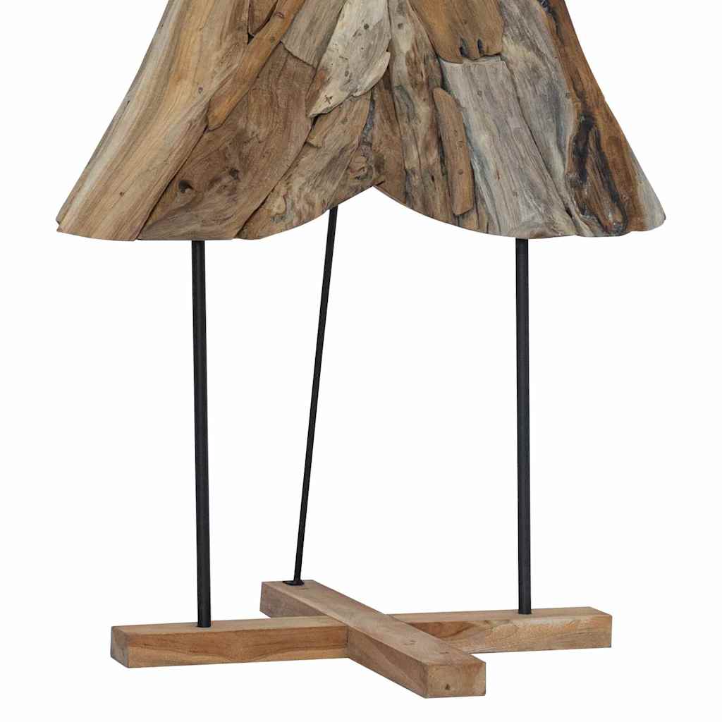 Weihnachtsbaum mit Ständer Braun 181,5 cm Massivholz Teak