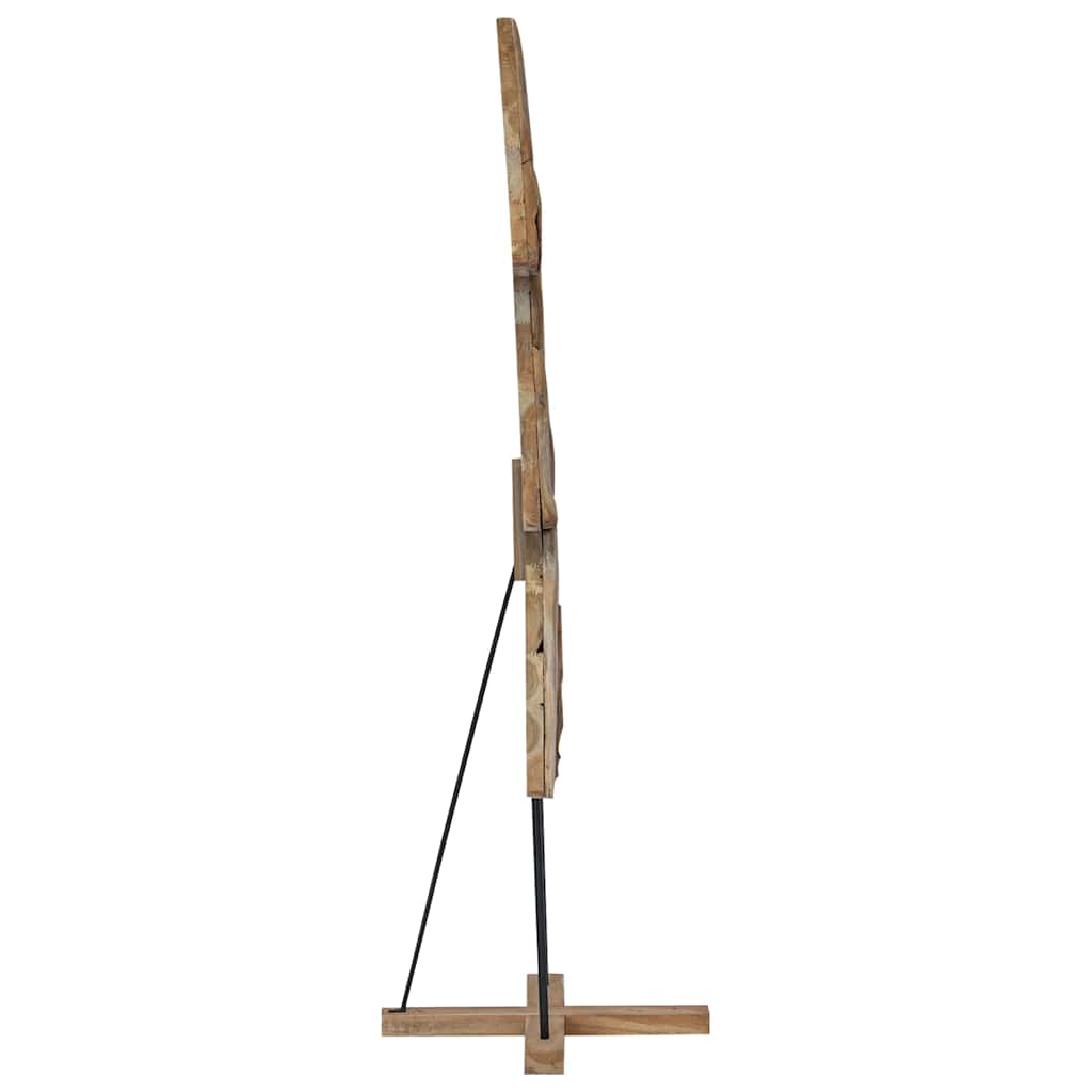 Weihnachtsbaum mit Ständer Braun 181,5 cm Massivholz Teak