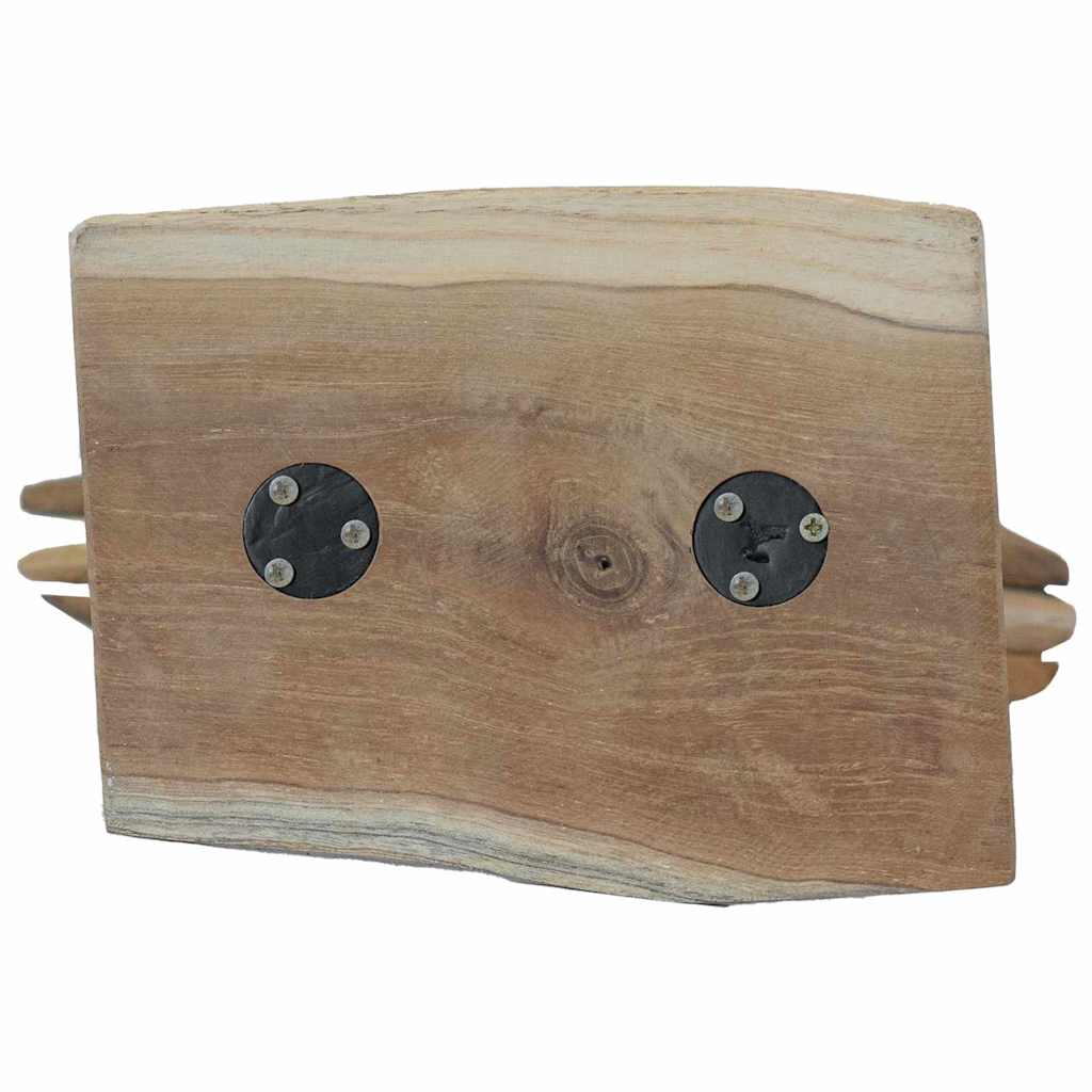 Weihnachtsstern LEDs Braun 31 x 15 x 46 cm Massivholz Teak