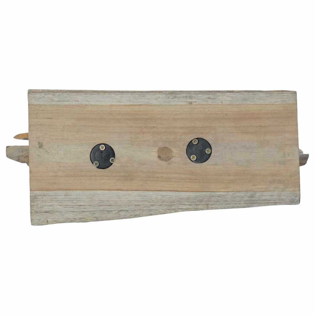 Weihnachtsstern LEDs Braun 43,5 x 13,5 x 59 cm Massivholz Teak