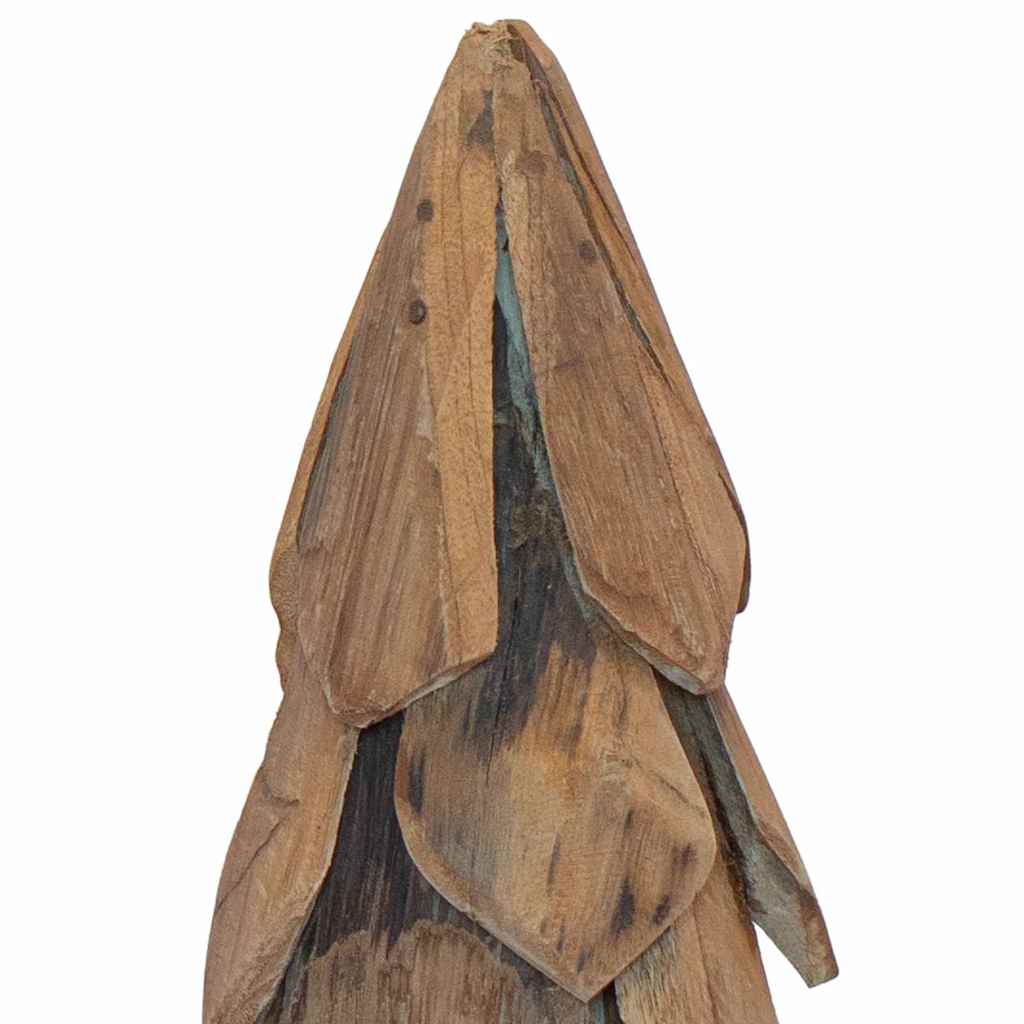 Weihnachtsbaum mit Ständer Braun 51 cm Massivholz Teak