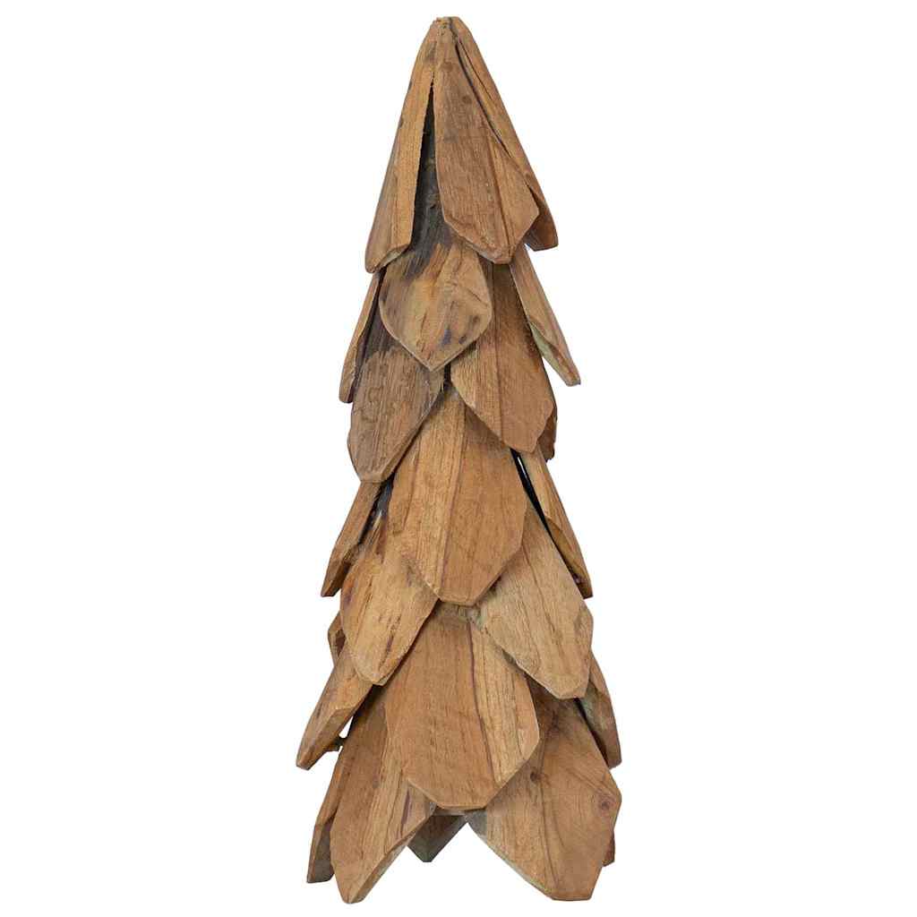 Weihnachtsbaum mit Ständer Braun 51 cm Massivholz Teak