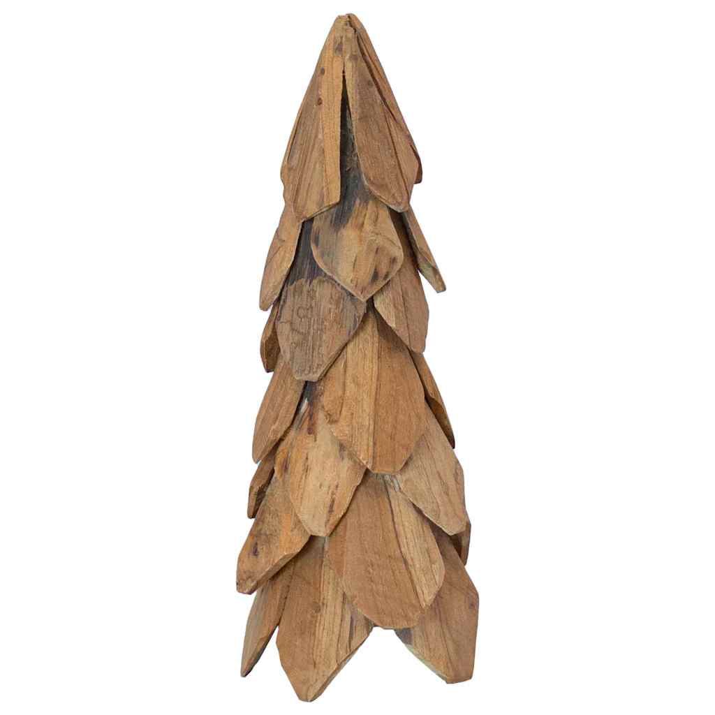 Weihnachtsbaum mit Ständer Braun 51 cm Massivholz Teak