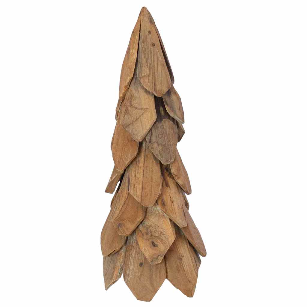 Weihnachtsbaum mit Ständer Braun 51 cm Massivholz Teak