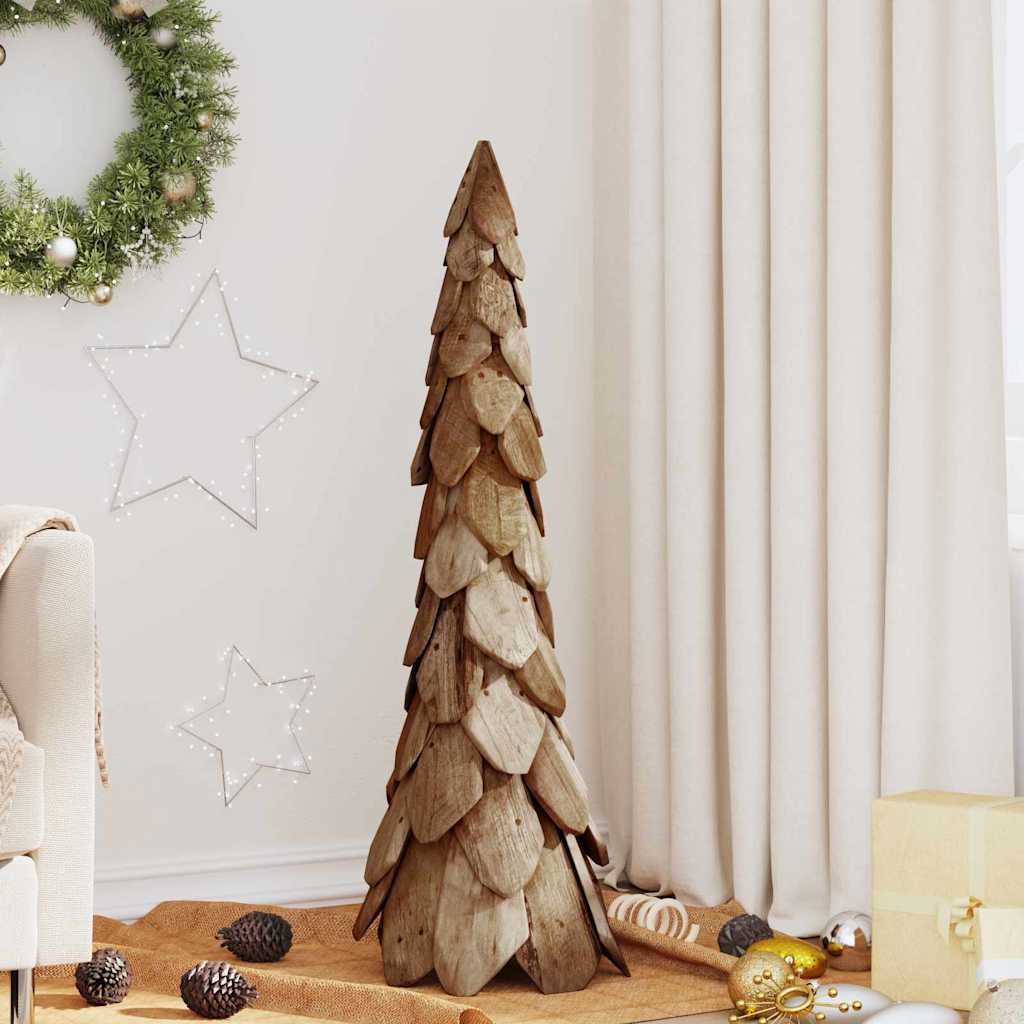 Weihnachtsbaum Braun 111 cm Massivholz Teak