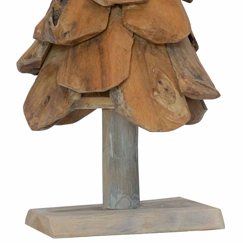 Weihnachtsbaum Braun 61 cm Massivholz Teak