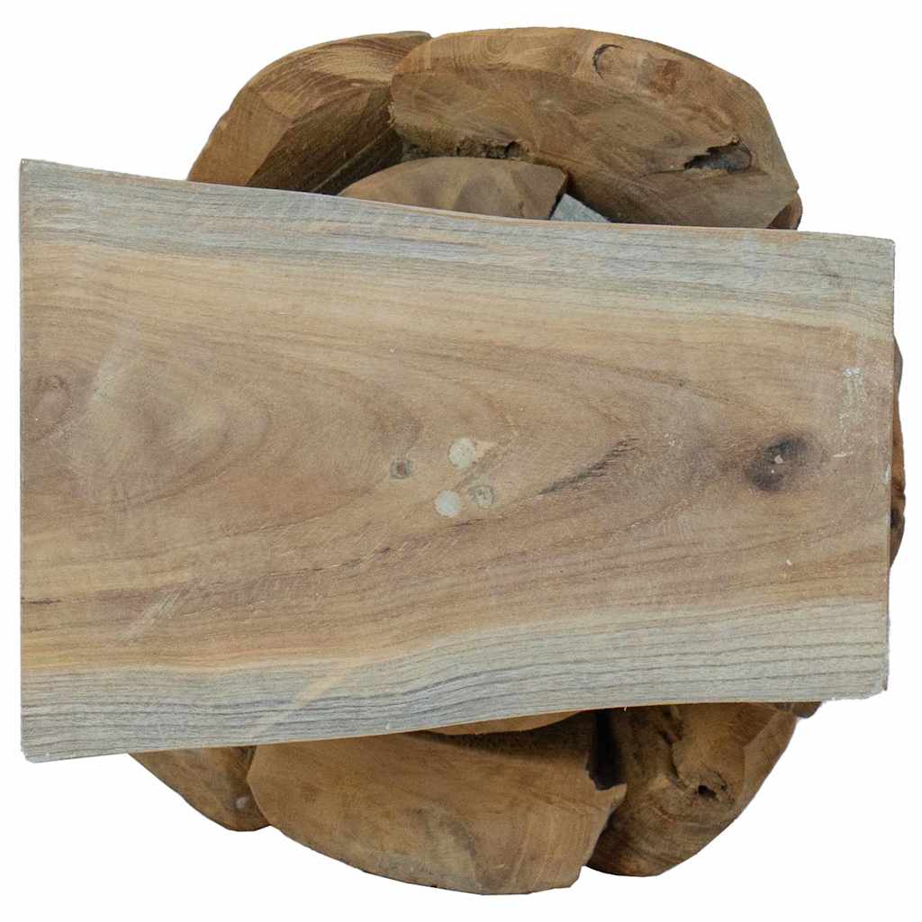 Weihnachtsbaum Braun 61 cm Massivholz Teak