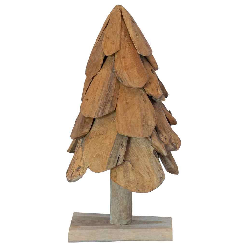 Weihnachtsbaum Braun 61 cm Massivholz Teak