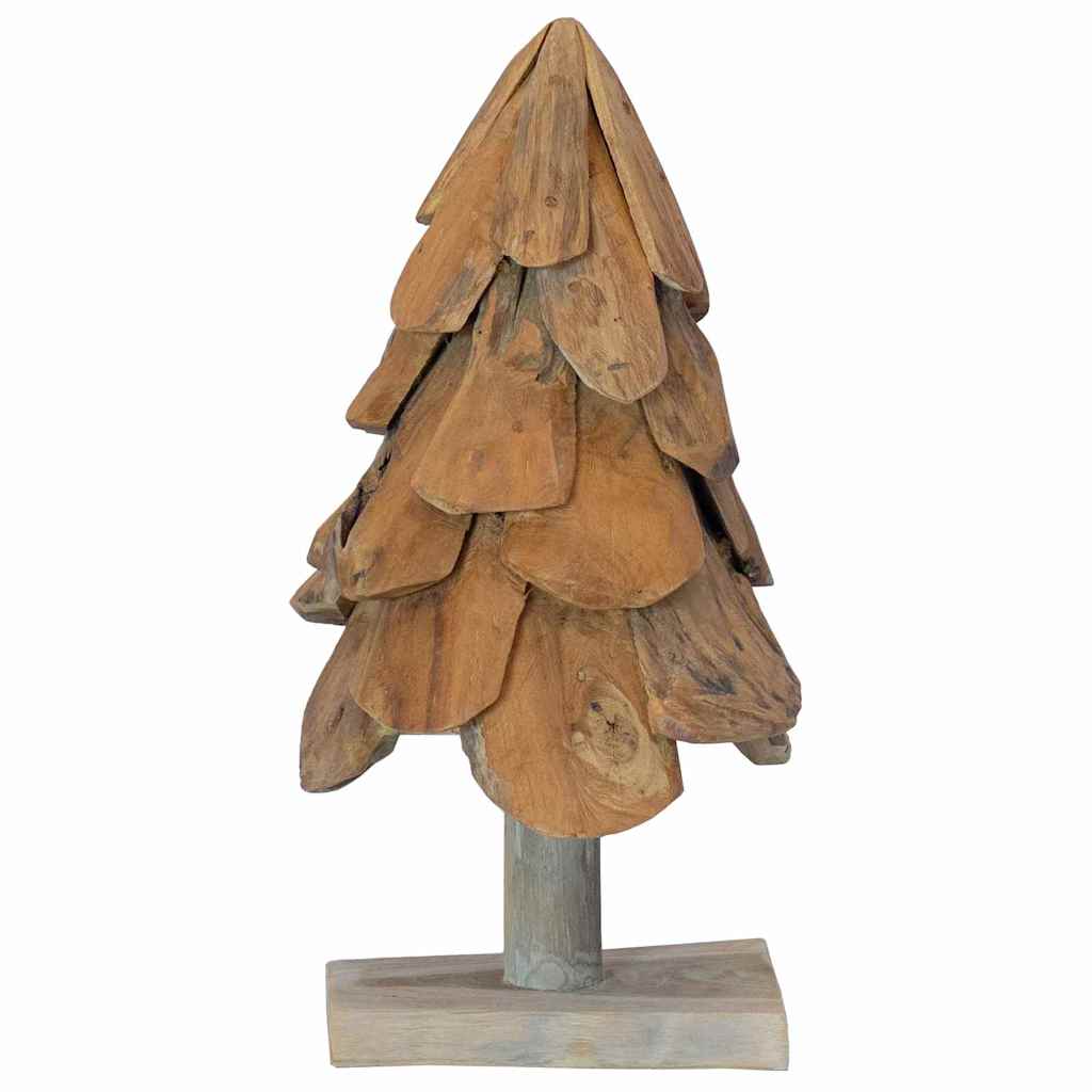 Weihnachtsbaum Braun 61 cm Massivholz Teak