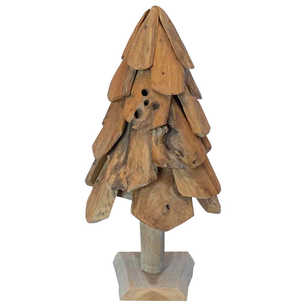Weihnachtsbaum Braun 61 cm Massivholz Teak