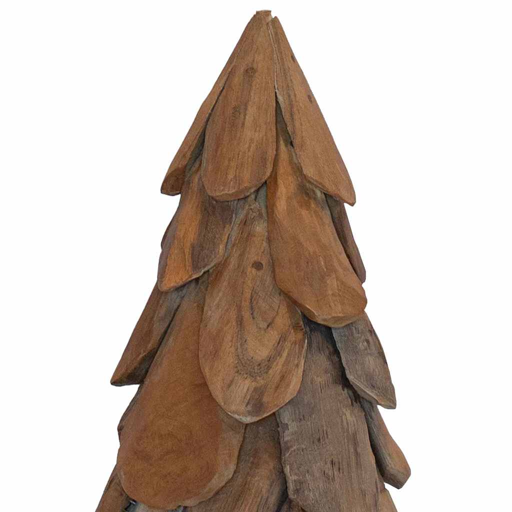 Weihnachtsbaum Braun 91 cm Massivholz Teak