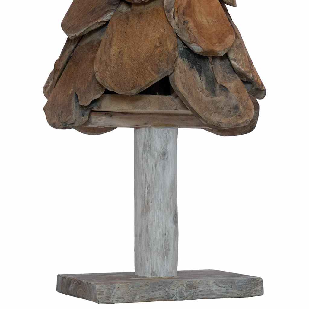 Weihnachtsbaum Braun 91 cm Massivholz Teak