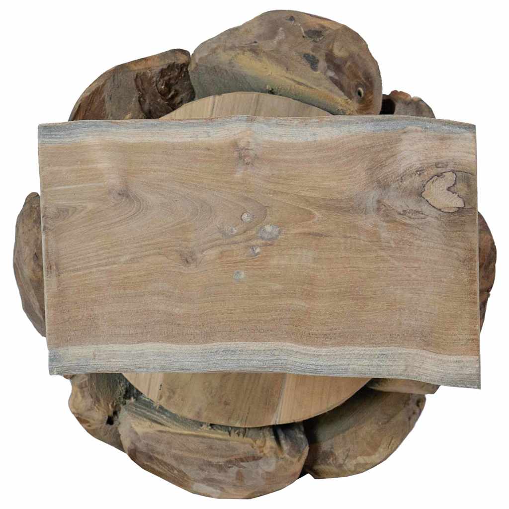 Weihnachtsbaum Braun 91 cm Massivholz Teak