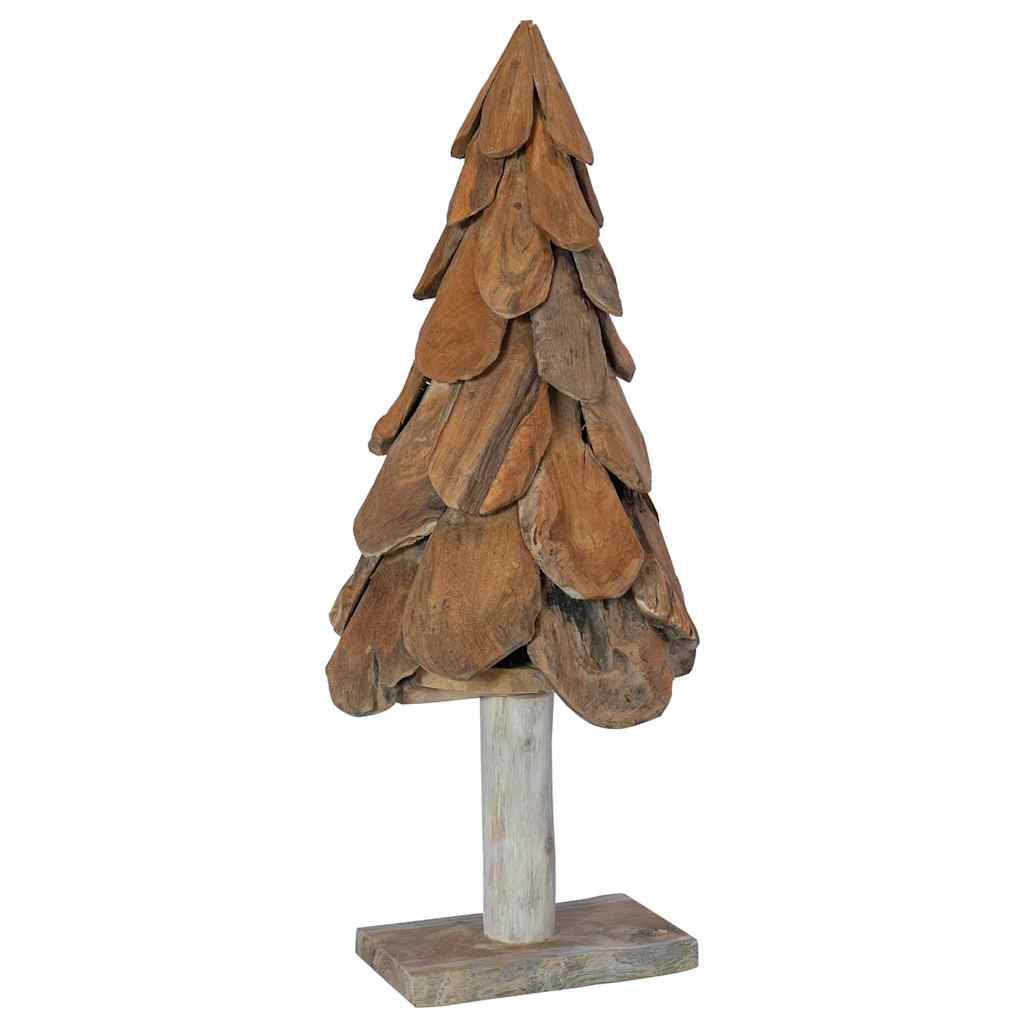 Weihnachtsbaum Braun 91 cm Massivholz Teak