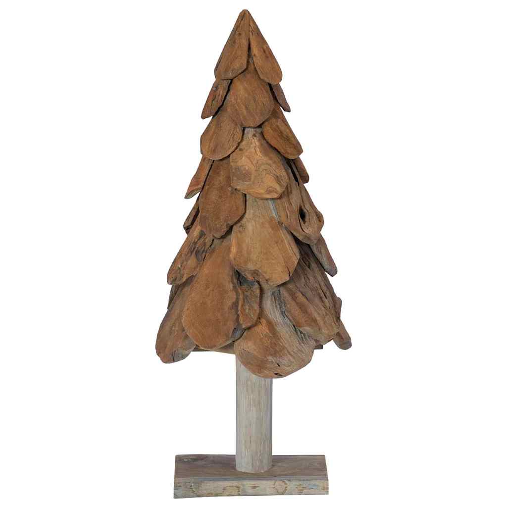 Weihnachtsbaum Braun 91 cm Massivholz Teak