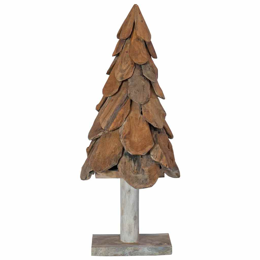 Weihnachtsbaum Braun 91 cm Massivholz Teak
