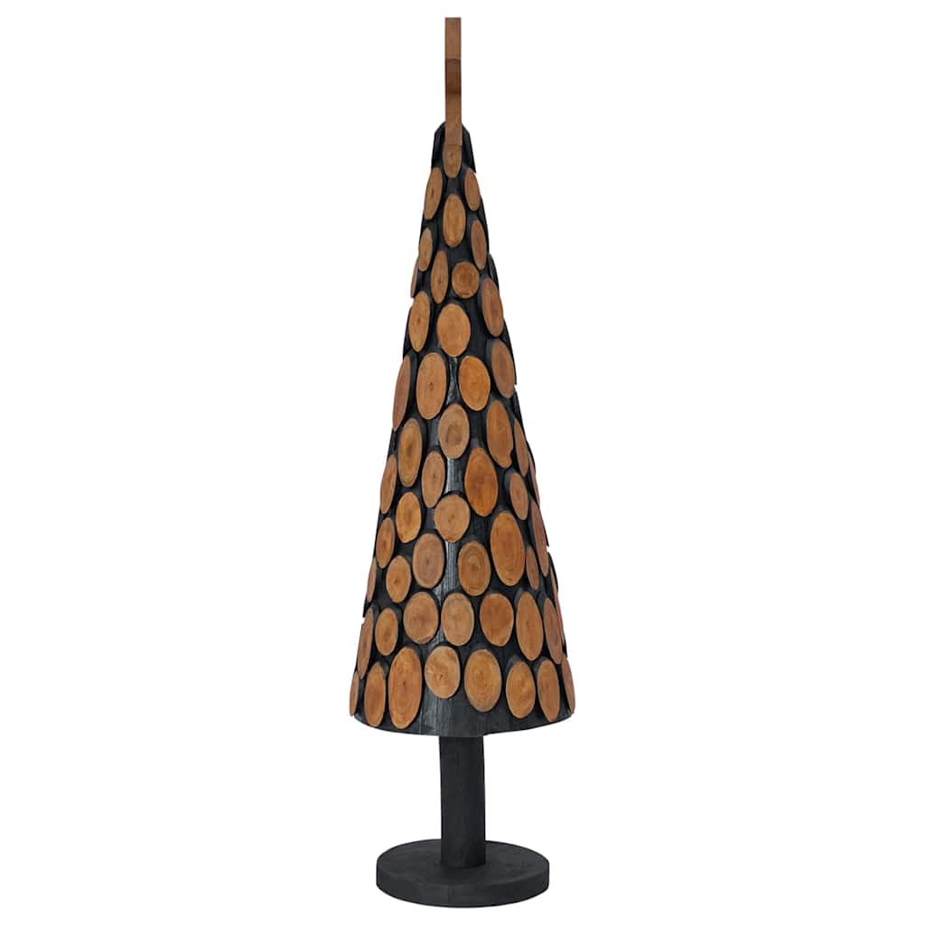 Weihnachtsbaum mit Ständer Braun 120 cm Massivholz Teak