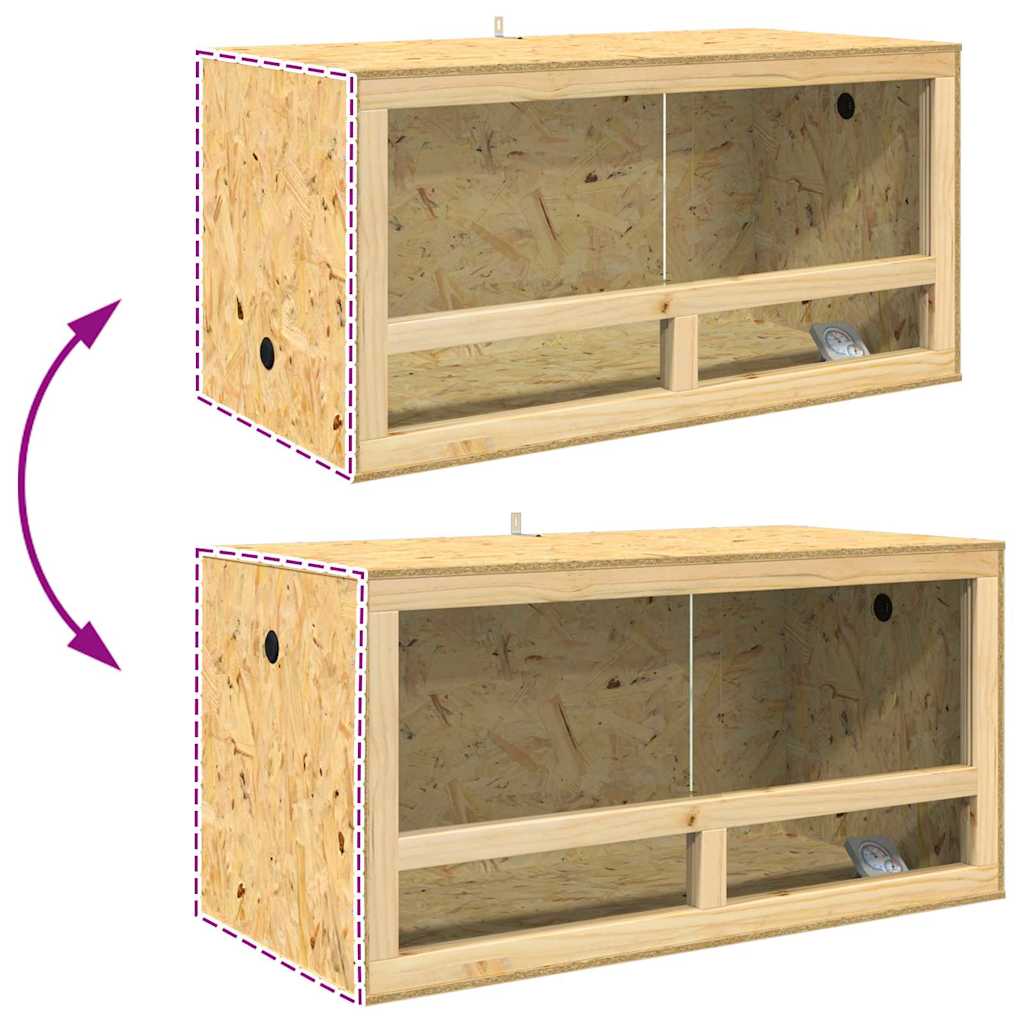 Terrarium Braun 100 x 50 x 100 cm OSB