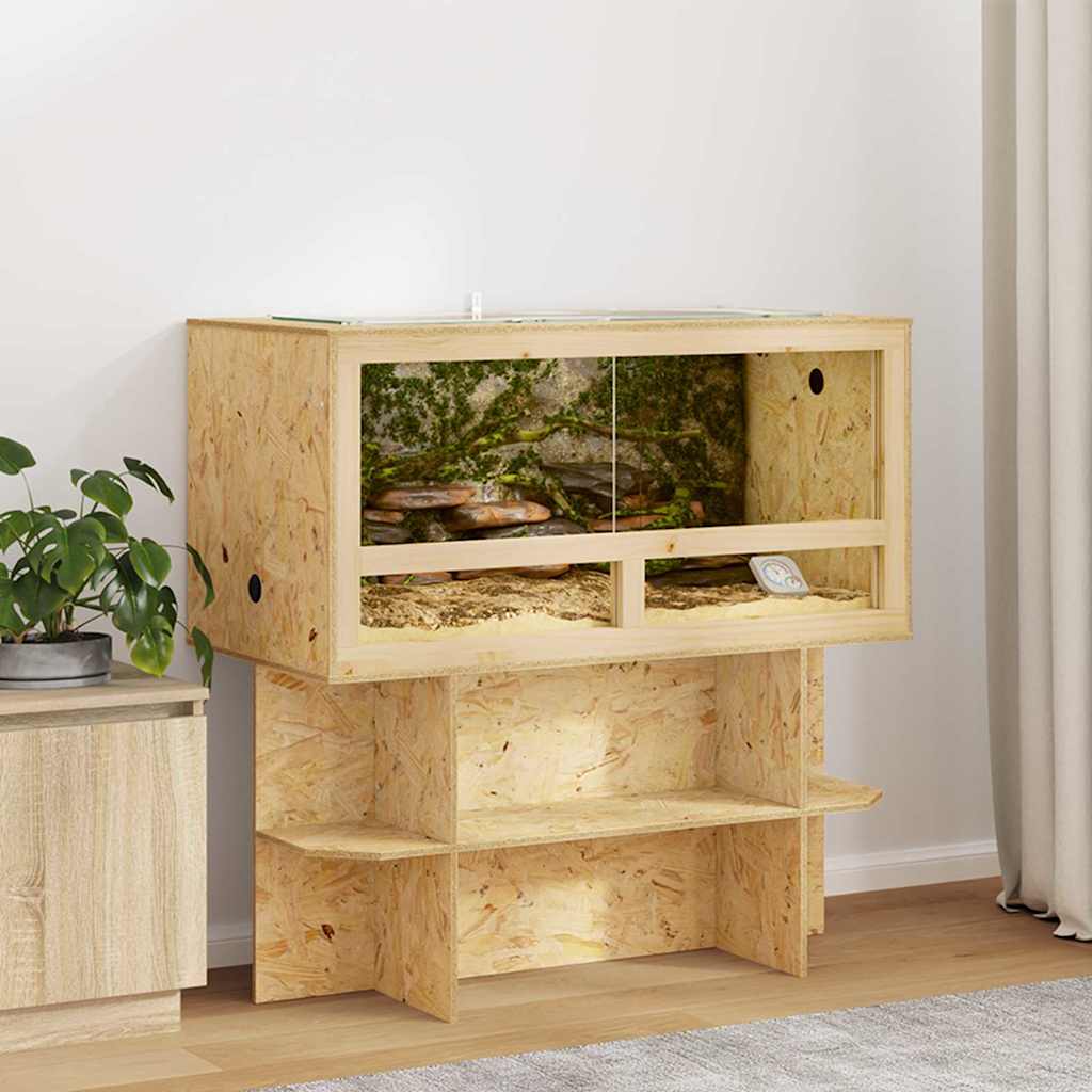 Terrarium Braun 100 x 50 x 100 cm OSB