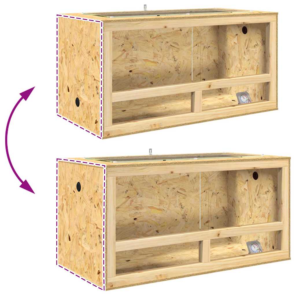 Terrarium Braun 100 x 50 x 100 cm OSB