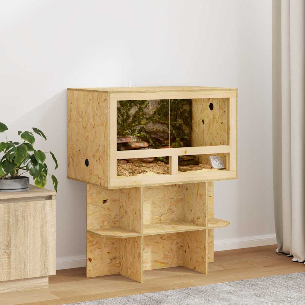 Terrarium Braun 80 x 50 x 100 cm OSB