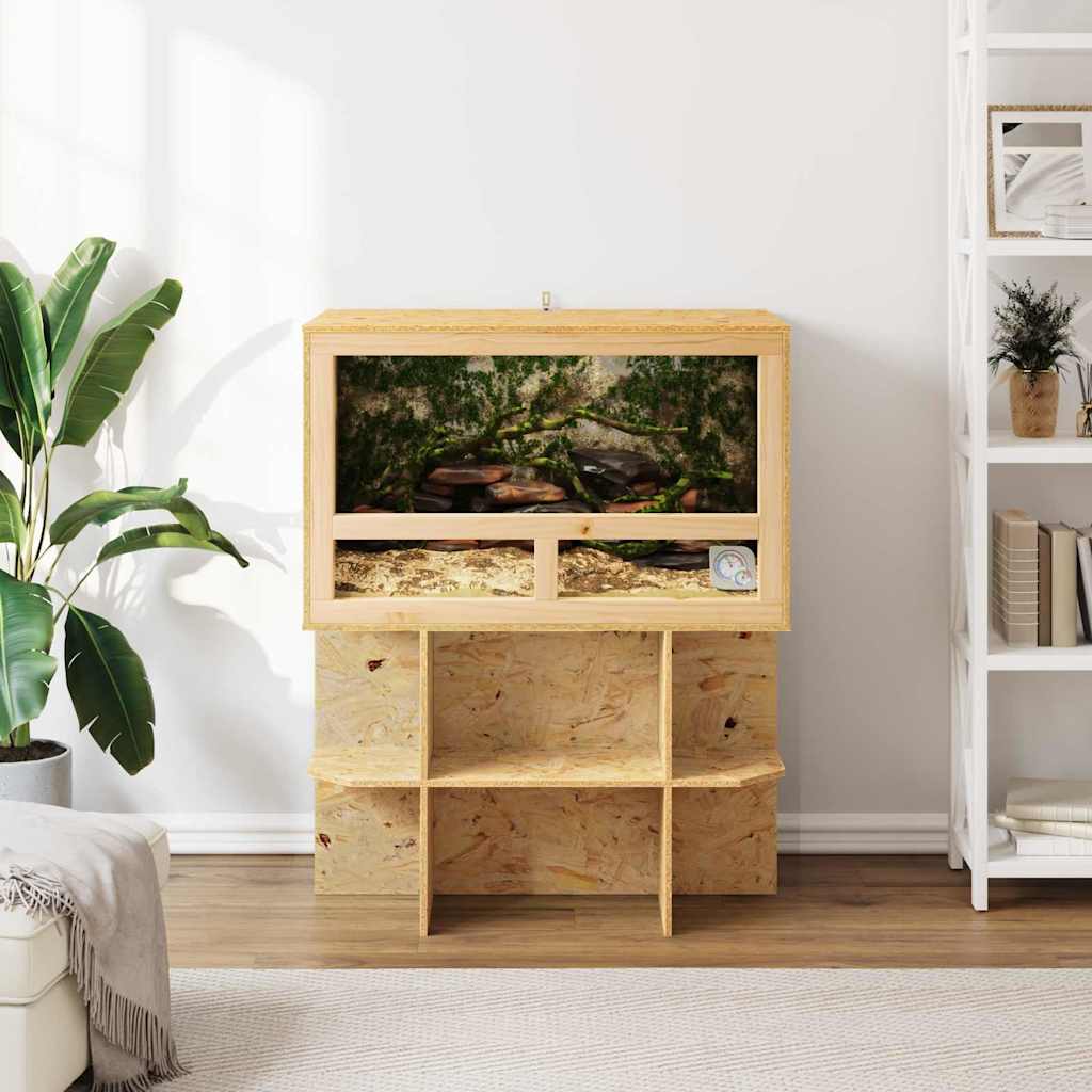 Terrarium Braun 80 x 50 x 100 cm OSB