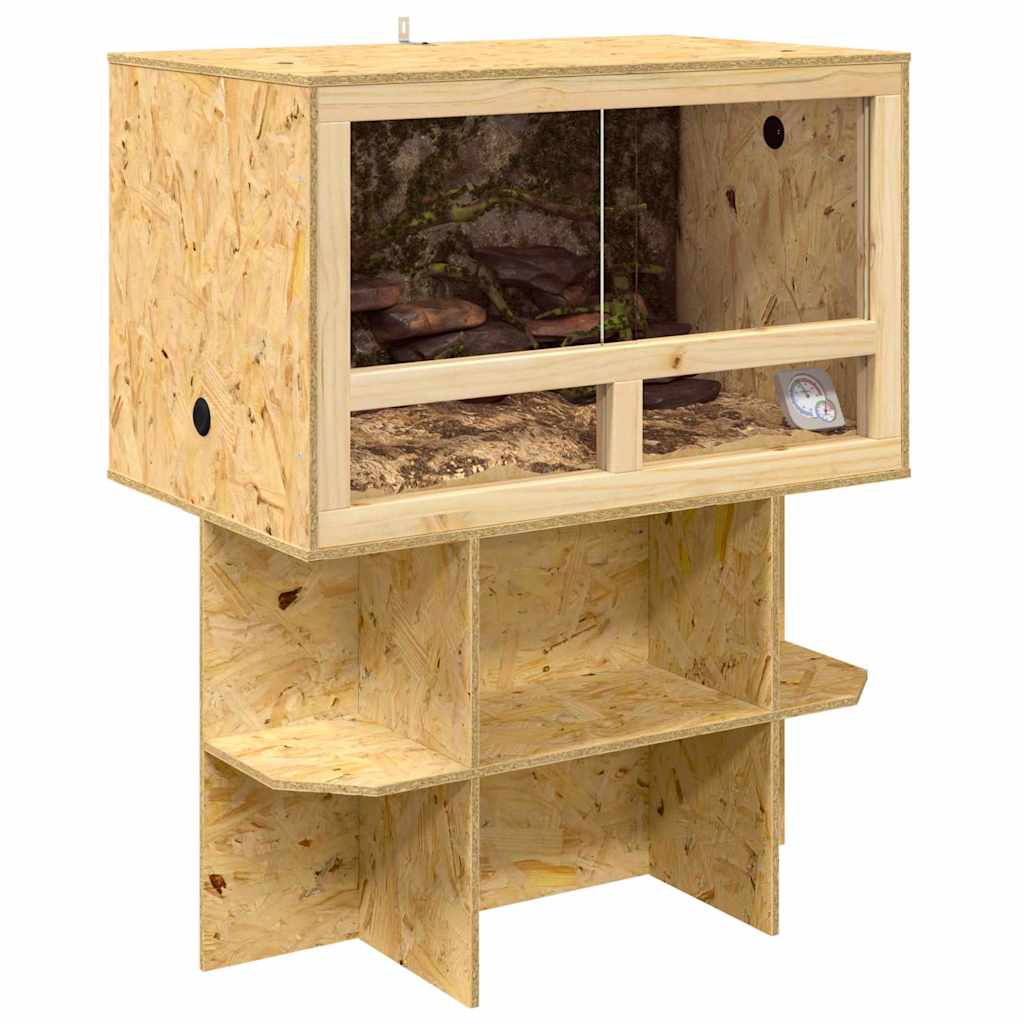 Terrarium Braun 80 x 50 x 100 cm OSB