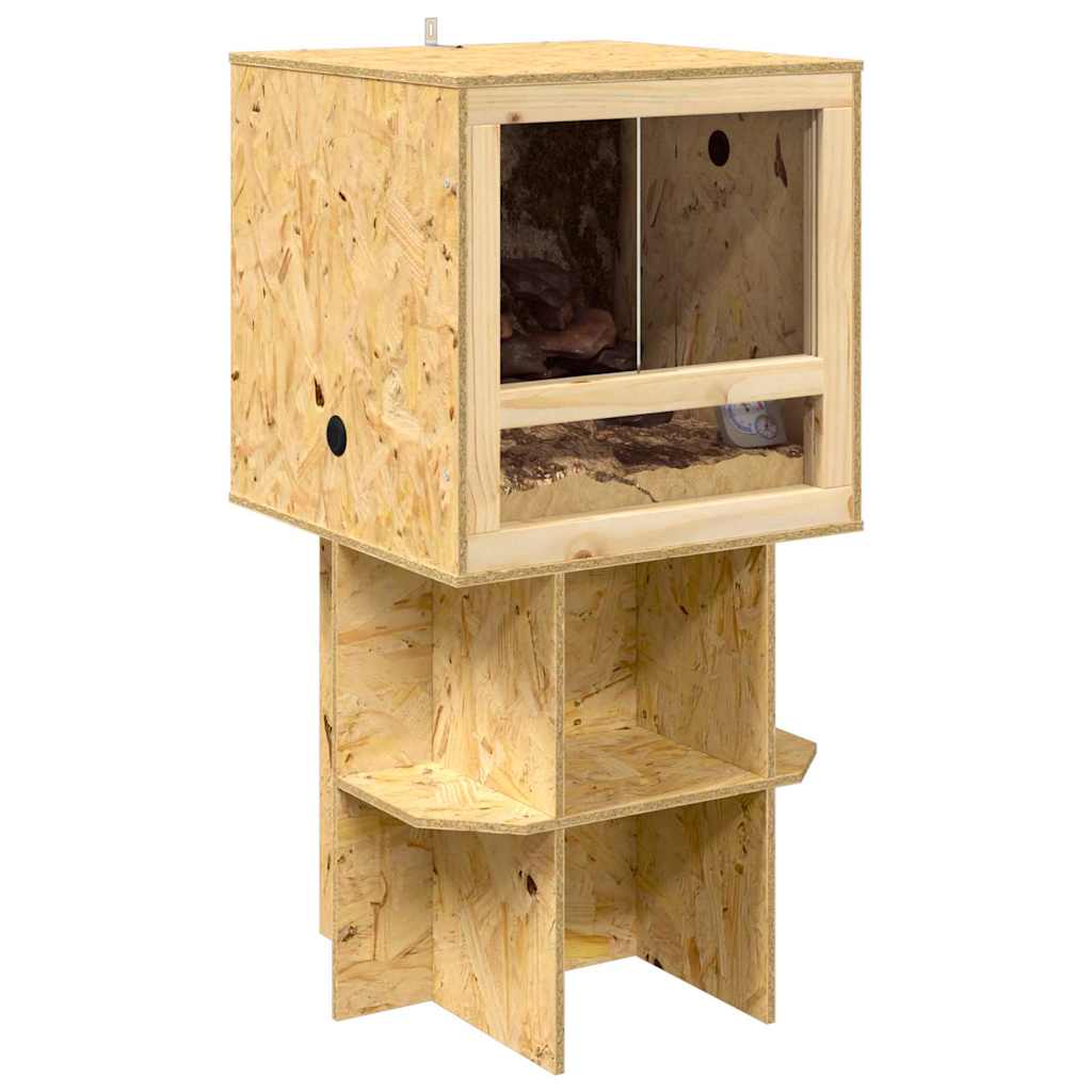 Terrarium Braun 50 x 50 x 100 cm OSB