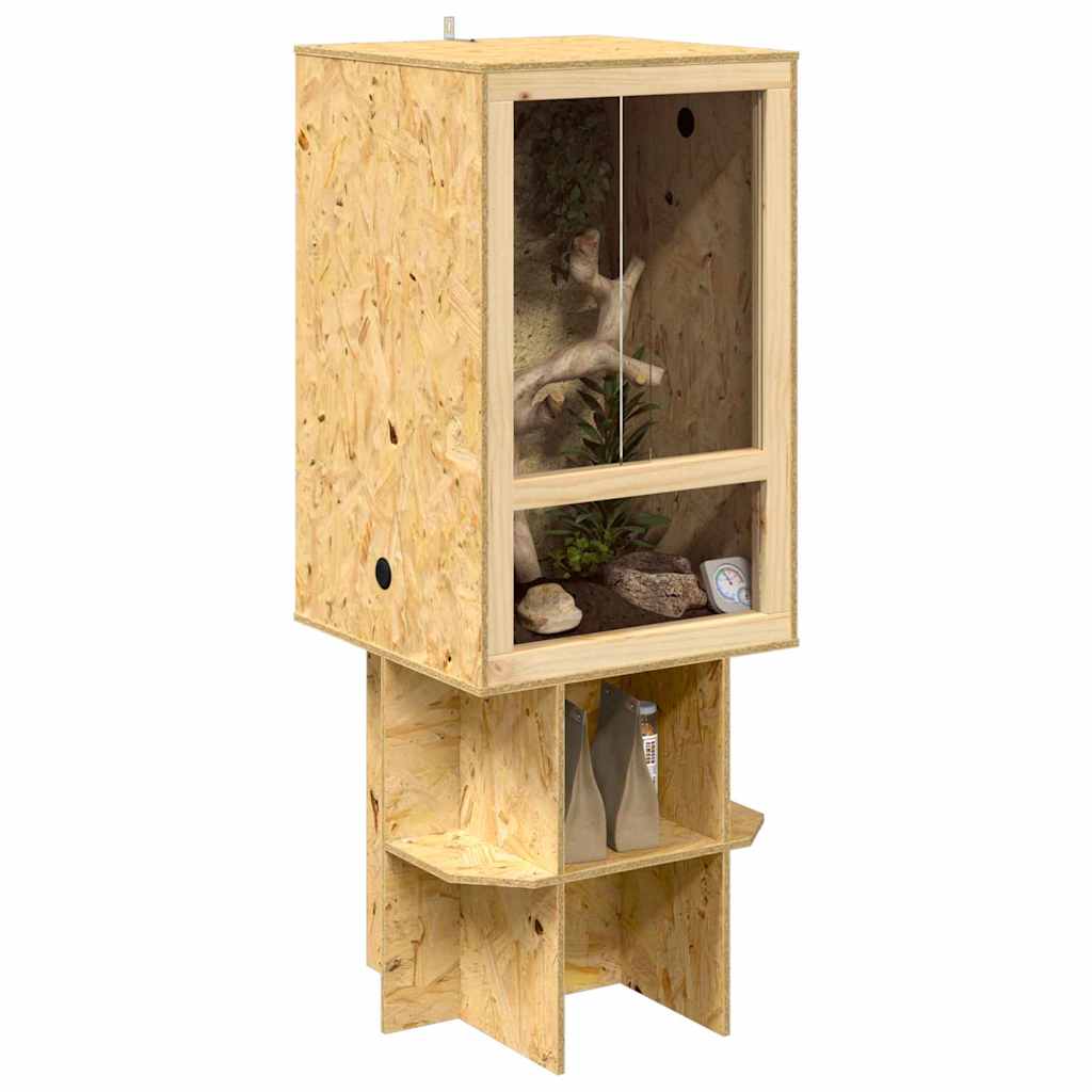 Terrarium Braun 50 x 50 x 130 cm OSB