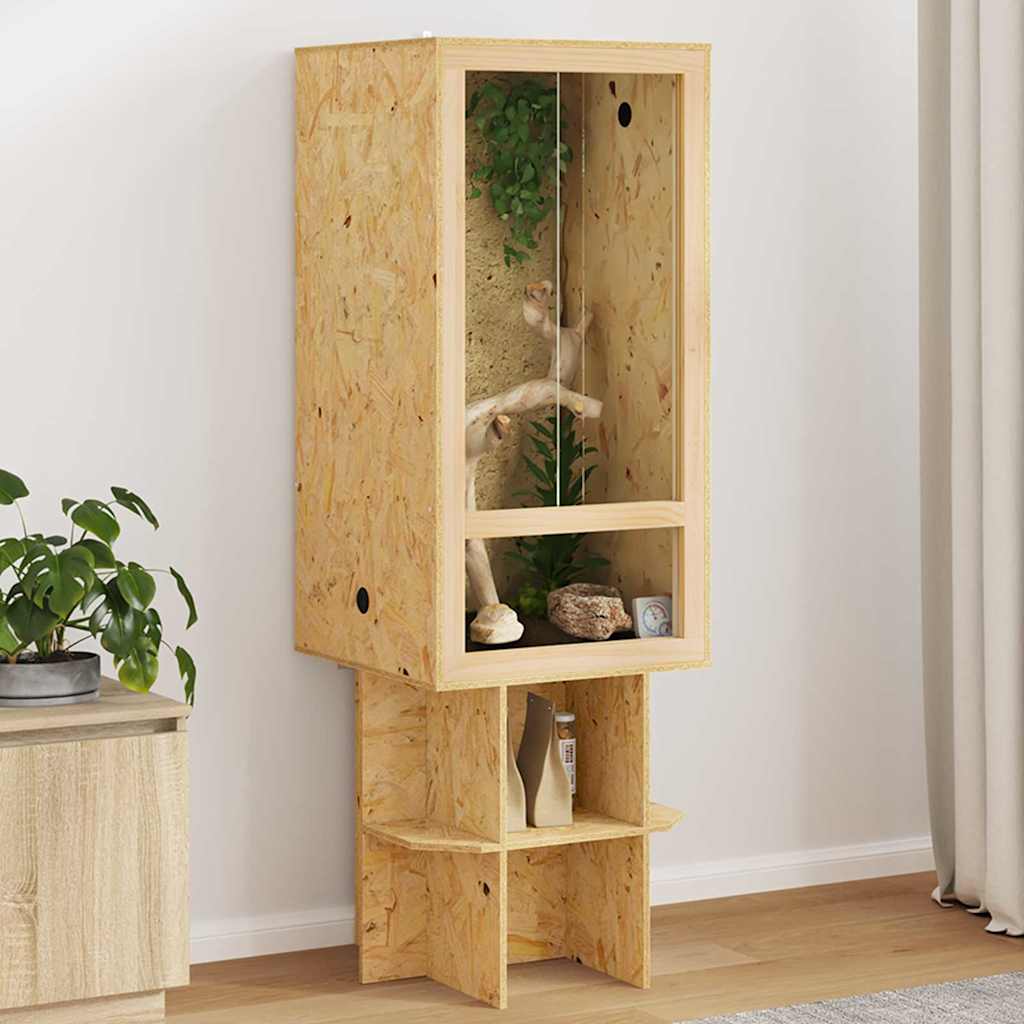 Terrarium Braun 50 x 50 x 150 cm OSB