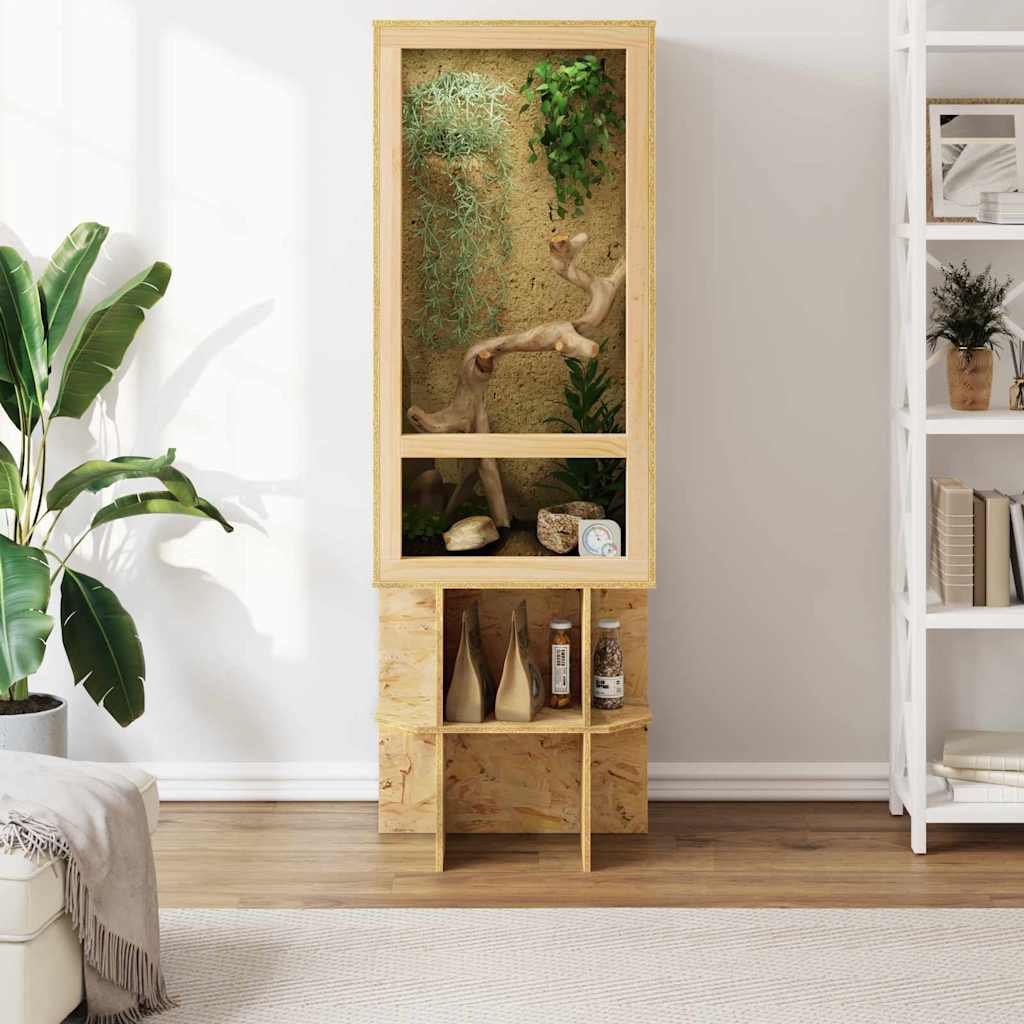 Terrarium Braun 50 x 50 x 150 cm OSB