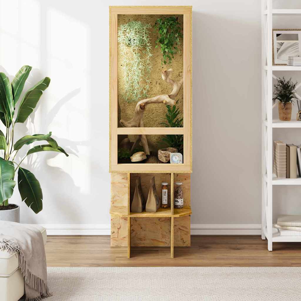 Terrarium Braun 50 x 50 x 150 cm OSB