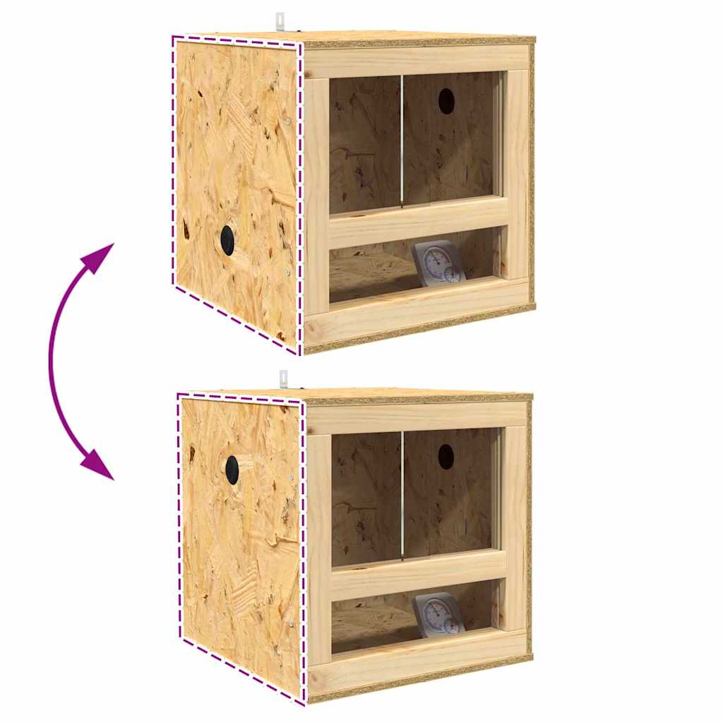Terrarium Braun 40 x 40 x 90 cm OSB