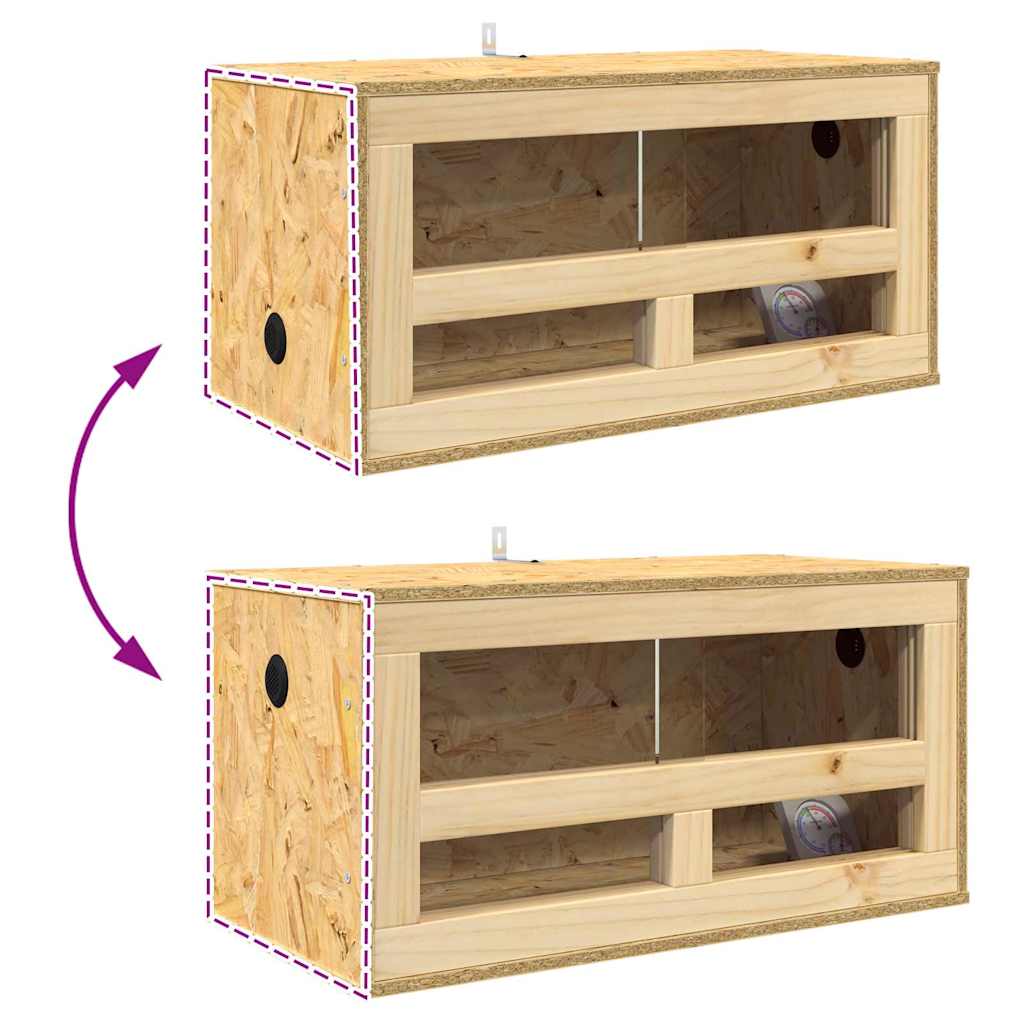 Terrarium Braun 60 x 30 x 80 cm OSB