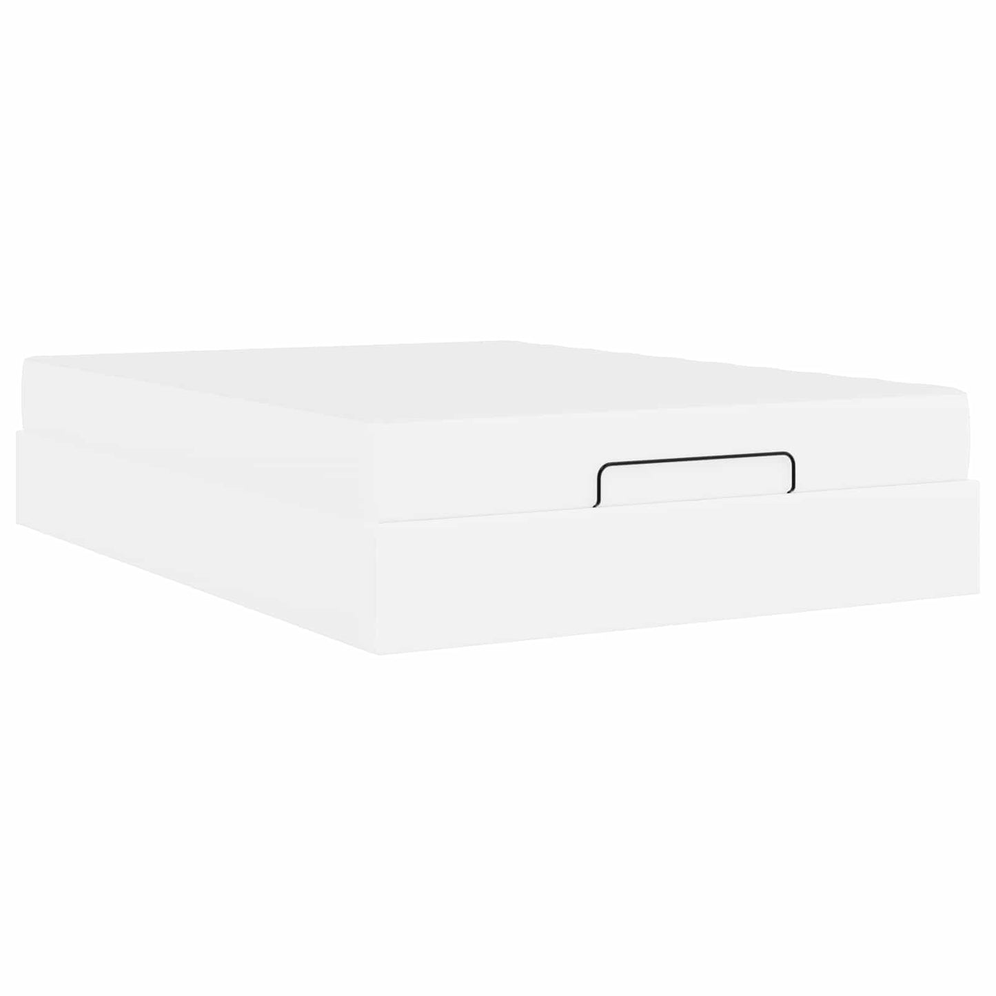 Bettgestell mit Matratze Sonstiges 2 pcs Weiß PVC