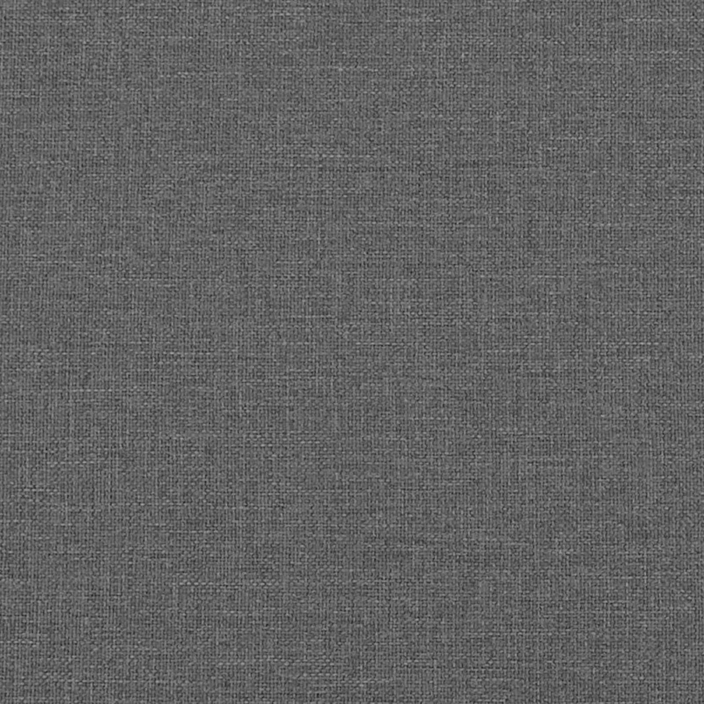 Bettgestell mit Matratze 2 stk. Dunkelgrau Stoff