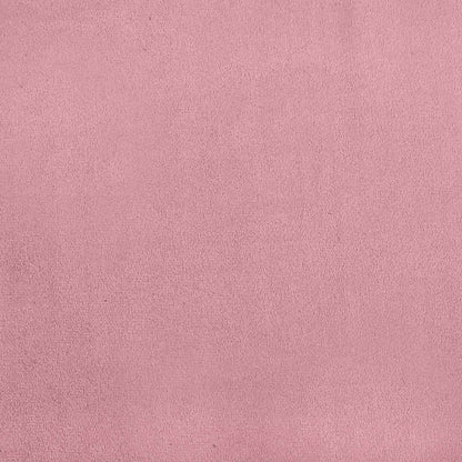Bettgestell mit Matratze 2 stk. Rosa Samt